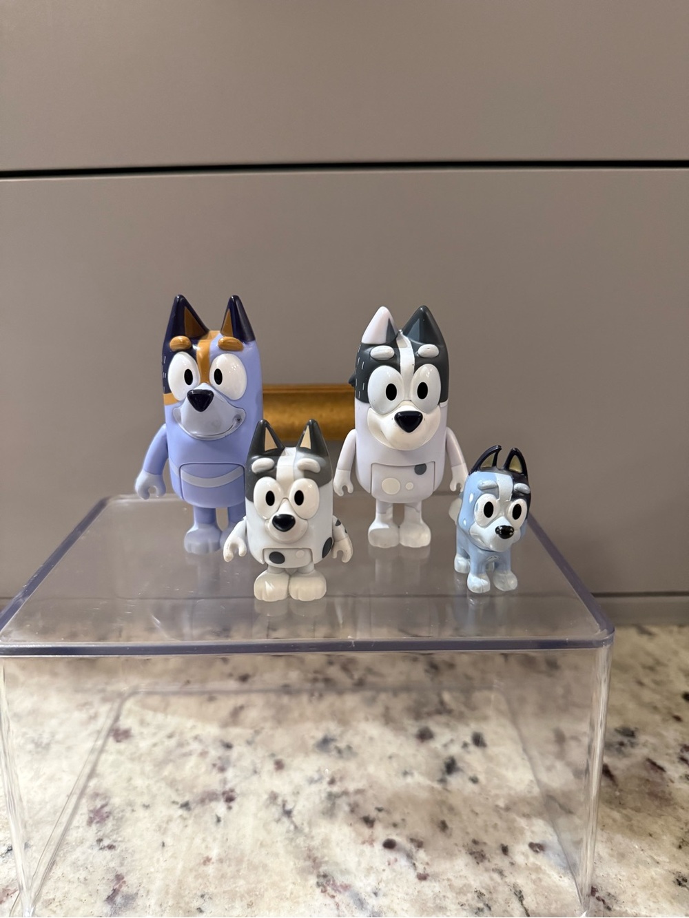 Complete Heeler Cousin Family Figure Lot (4 Figures) Aunt Trixie Uncle Stripe
